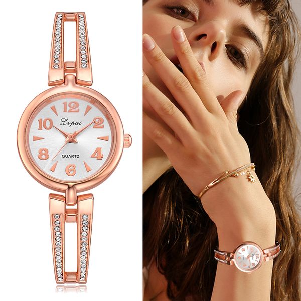 lvpai brand women's bracelet watches crystal rose gold steel ladies casual quartz dress wristwatches clock female w, Slivery;brown
lvpai brand women's bracelet watches crystal rose gold steel ladies casual quartz dress wristwatches clock female w, Slivery;brown