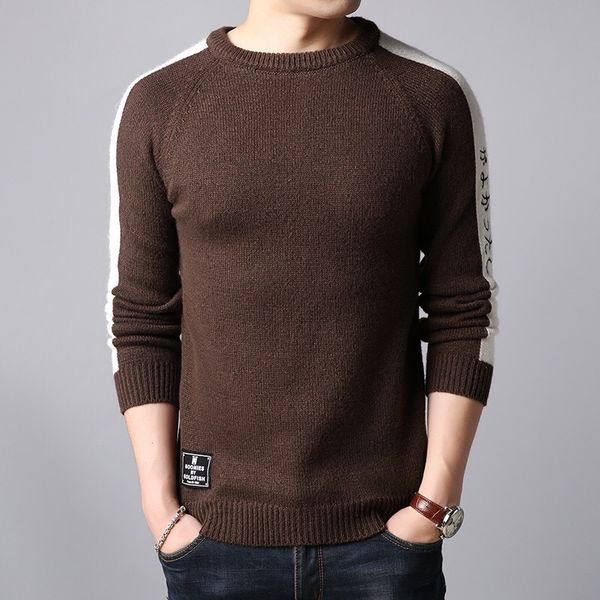 men `s sweater ropa de hombre 2018 large sizes 4xl thick o-neck pullover male sweater men, White;black
men `s sweater ropa de hombre 2018 large sizes 4xl thick o-neck pullover male sweater men, White;black