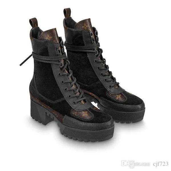 Wholesale hot sale luxury brand designer boot fashion female motorcycle boots Martin ankle boots high heels antiskid boots snow winter boot