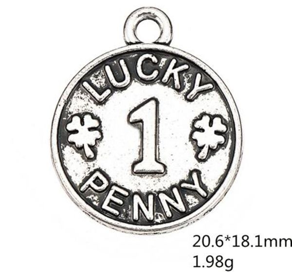 2021 antique silver plated one lucky penny coin four leaf clover good luck charms other customized jewelry, Bronze;silver
2021 antique silver plated one lucky penny coin four leaf clover good luck charms other customized jewelry, Bronze;silver