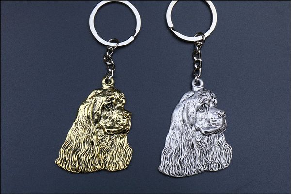 cocker spaniel keychain popular metal animal dog key chain embossed silver/golden colors new fashion creative
cocker spaniel keychain popular metal animal dog key chain embossed silver/golden colors new fashion creative