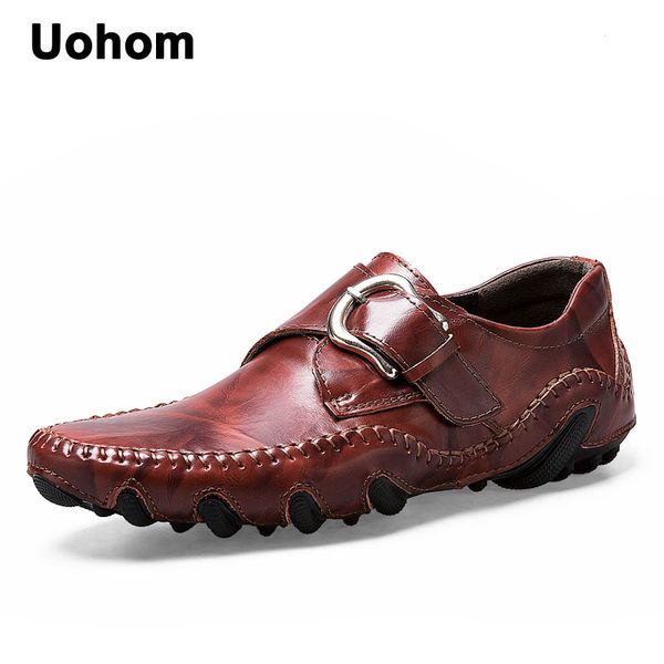 uohom men leather moccasin shoes fashion men casual loafers shoes slip on men's flat male driving boat footwear big size, Black
uohom men leather moccasin shoes fashion men casual loafers shoes slip on men's flat male driving boat footwear big size, Black