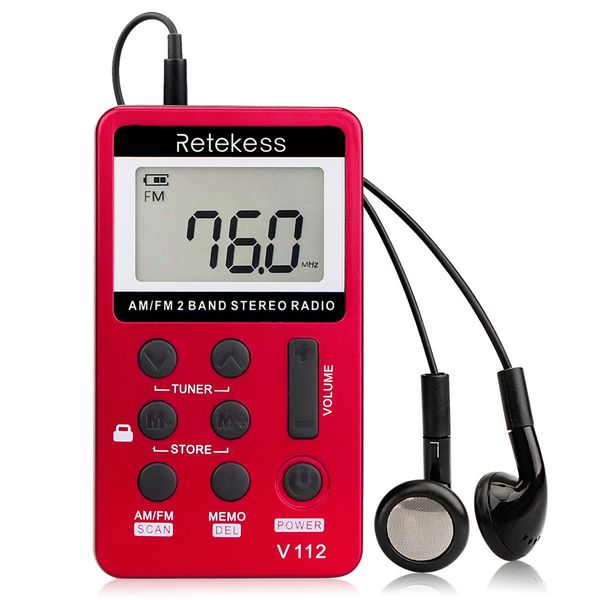 Portable AM/ FM Radio Pocket 2 Band Mini Receiver Radio w/ Earphone Lanyard 1.5 Screen Rechargeable 500mAh Battery Sleep Timer
Portable AM/ FM Radio Pocket 2 Band Mini Receiver Radio w/ Earphone Lanyard 1.5 Screen Rechargeable 500mAh Battery Sleep Timer