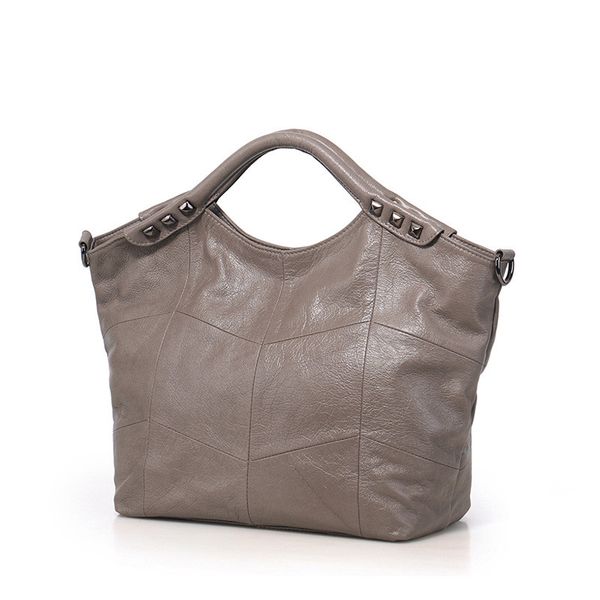 icev new fashion 100% genuine leather handbags rivets women leather handbags shell bags women famous brands totes sac
icev new fashion 100% genuine leather handbags rivets women leather handbags shell bags women famous brands totes sac