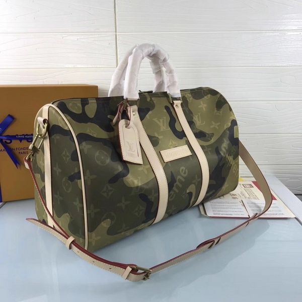

New Fashion Men Women Travel Bag Duffle Bag Brand Designer Luggage Handbags Large Capacity Sport Bag 45*27*20cm 43466