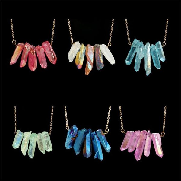 2018 new arrival colorful natural stone necklaces pendant chocker necklace womens fashion jewelry 6 colors wholesale, Silver
2018 new arrival colorful natural stone necklaces pendant chocker necklace womens fashion jewelry 6 colors wholesale, Silver