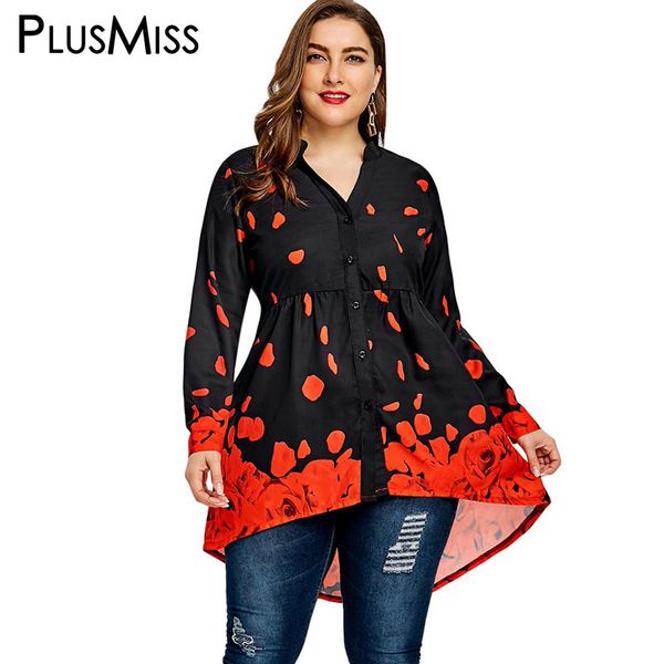 plusmiss plus size 5xl floral rose printed loose tunic women clothing big size long sleeve long blouse shirt 2018 blusas, White
plusmiss plus size 5xl floral rose printed loose tunic women clothing big size long sleeve long blouse shirt 2018 blusas, White