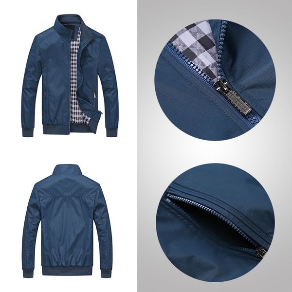 men plus size jacket autumn and winter 1 pcs collar coat men's casual jacket, Black;brown
men plus size jacket autumn and winter 1 pcs collar coat men's casual jacket, Black;brown