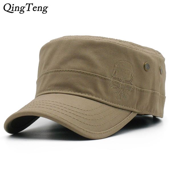 men baseball caps skull embroidered logo flat hats cotton snapback flat cap army cadet hat women gorros hombre hip hop, Blue;gray
men baseball caps skull embroidered logo flat hats cotton snapback flat cap army cadet hat women gorros hombre hip hop, Blue;gray
