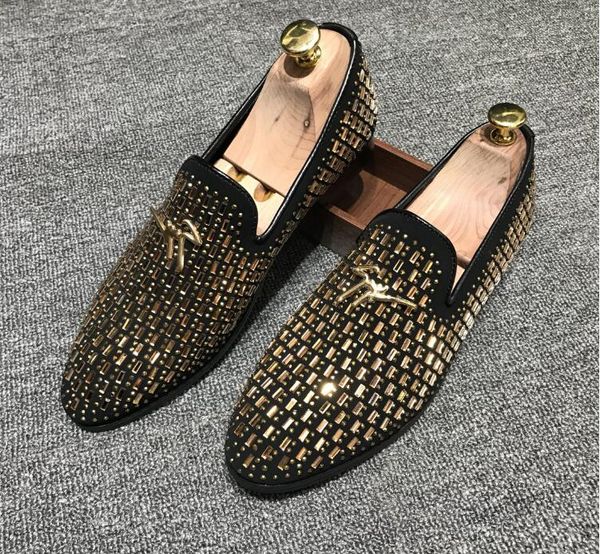 men's wedding shoes men's velvet, water diamond loafers, velvet slippers, english dress shoes men's mens moccasins luxury sho, Black
men's wedding shoes men's velvet, water diamond loafers, velvet slippers, english dress shoes men's mens moccasins luxury sho, Black