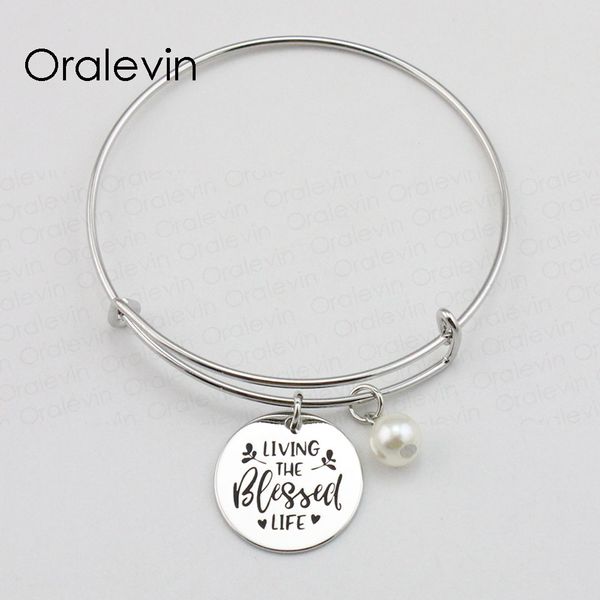 living the blessed life inspirational hand stamped engraved pendant expandable wire bracelet bangle jewelry,10pcs/lot, #ln1917b, Black
living the blessed life inspirational hand stamped engraved pendant expandable wire bracelet bangle jewelry,10pcs/lot, #ln1917b, Black