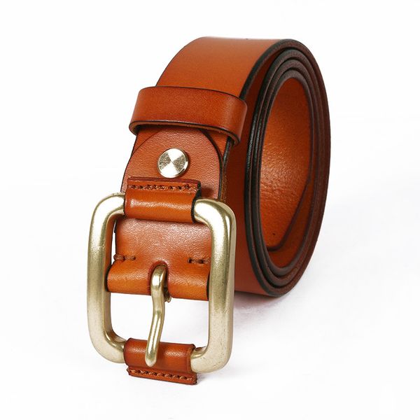 belt metal chain copper buckle men vintage designer leather 2018 casual for jean waistband gold man waist belts accessories, Black;brown
belt metal chain copper buckle men vintage designer leather 2018 casual for jean waistband gold man waist belts accessories, Black;brown