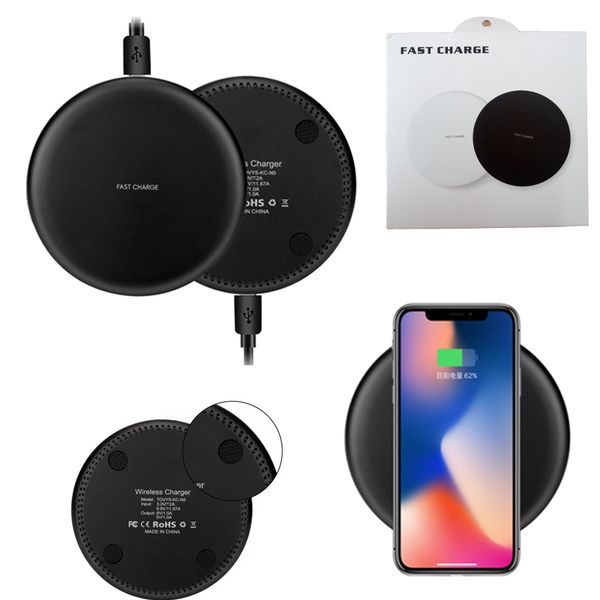 for iphone x 8 plus qi fast wireless charger quick charger charging 9v 1.67a 5v 2a for samsung s7 edge s8 plus note 8 with retail package
for iphone x 8 plus qi fast wireless charger quick charger charging 9v 1.67a 5v 2a for samsung s7 edge s8 plus note 8 with retail package