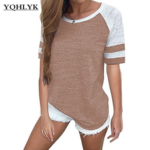 plus-size t-shirt short-sleeved summer women's round neck patchwork slim slimming casual loose multi-color ladies clothing, White
plus-size t-shirt short-sleeved summer women's round neck patchwork slim slimming casual loose multi-color ladies clothing, White