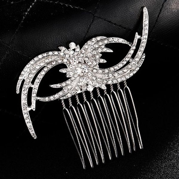 wedding hair jewelry comb - creative silver tone rhinestone flowers head pieces for bridemaide & flower girls hair accessories head pieces, Slivery;golden
wedding hair jewelry comb - creative silver tone rhinestone flowers head pieces for bridemaide & flower girls hair accessories head pieces, Slivery;golden
