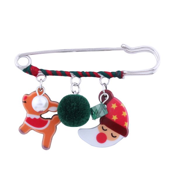 santa claus hair ball brooches crystal pearl pendant pins lovely cartoon jewelry christmas elements series accessories, Gray
santa claus hair ball brooches crystal pearl pendant pins lovely cartoon jewelry christmas elements series accessories, Gray
