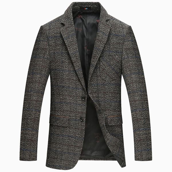 2018 new autumn winter fashion casual blazer mix wool lattice blazer jacket slim fit suit jacket brand coat, White;black
2018 new autumn winter fashion casual blazer mix wool lattice blazer jacket slim fit suit jacket brand coat, White;black