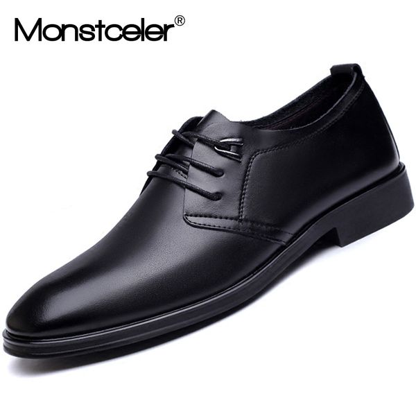 monstceler new men's leather shoes autumn breathable cowhide business casual shoes british wedding oxford m0588, Black
monstceler new men's leather shoes autumn breathable cowhide business casual shoes british wedding oxford m0588, Black