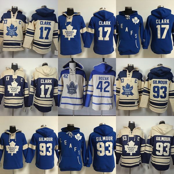 mens toronto maple leafs 17 wendel clark 42 tyler bozak 93 doug gilmour embroidery logos ice hockey hoodies, Black;red
mens toronto maple leafs 17 wendel clark 42 tyler bozak 93 doug gilmour embroidery logos ice hockey hoodies, Black;red