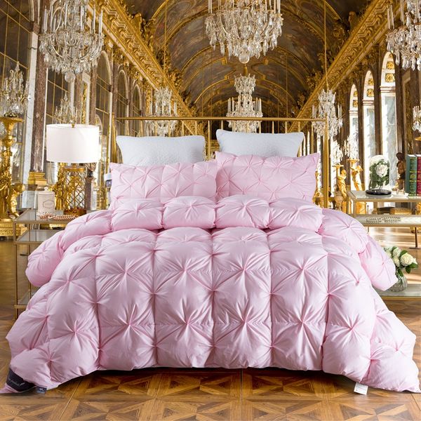 wholesale- tutubird winter / duck down blanket luxury pink warm duvet quilt blanket comforter filler with king queen twin size
wholesale- tutubird winter / duck down blanket luxury pink warm duvet quilt blanket comforter filler with king queen twin size