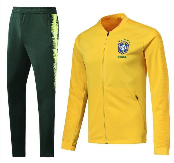 top thai quality 2018 brazil Soccer jacket kit 18 19 D.COSTA DAVID LUIZ T.SILVA OSCAR soccer jerseysv Full zip tracksuit shirts
top thai quality 2018 brazil Soccer jacket kit 18 19 D.COSTA DAVID LUIZ T.SILVA OSCAR soccer jerseysv Full zip tracksuit shirts