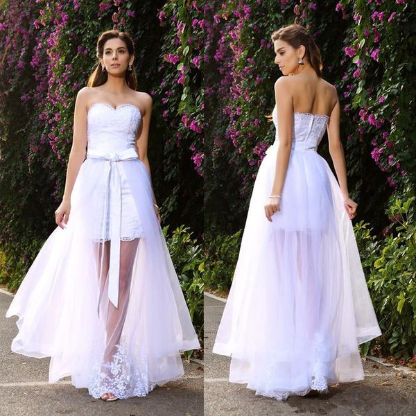 2020 spring white lace wedding dress bow belt removable skirt floor length mermaid bridal gowns custom size
2020 spring white lace wedding dress bow belt removable skirt floor length mermaid bridal gowns custom size