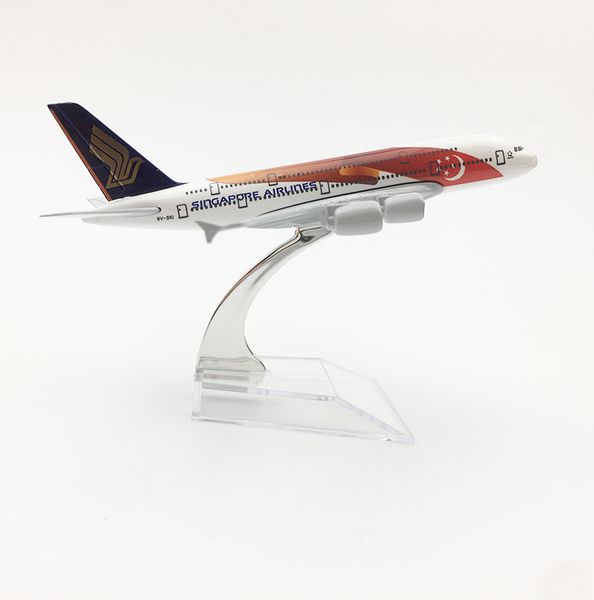 Новая горячая продажа 1: 400 Сингапур флаг Airbus 16 см сплава металла модель самолета р
Новая горячая продажа 1: 400 Сингапур флаг Airbus 16 см сплава металла модель самолета р