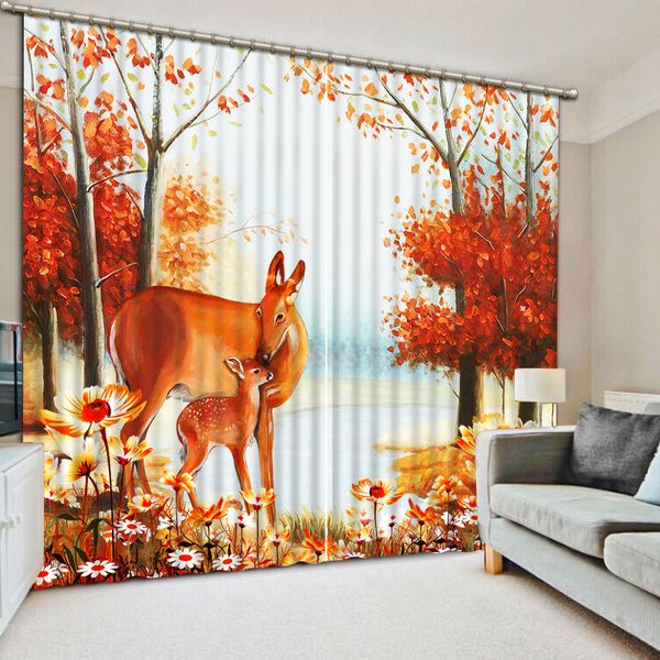 3d cortina blackout stereoscopic animal oil painting forest window curtain living room blackout curtain
3d cortina blackout stereoscopic animal oil painting forest window curtain living room blackout curtain