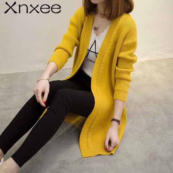 autumn women knit cardigans coat knitted sweater winter lose open stitch solid cardigans v-neck sweater coat long sleeves, White;black
autumn women knit cardigans coat knitted sweater winter lose open stitch solid cardigans v-neck sweater coat long sleeves, White;black