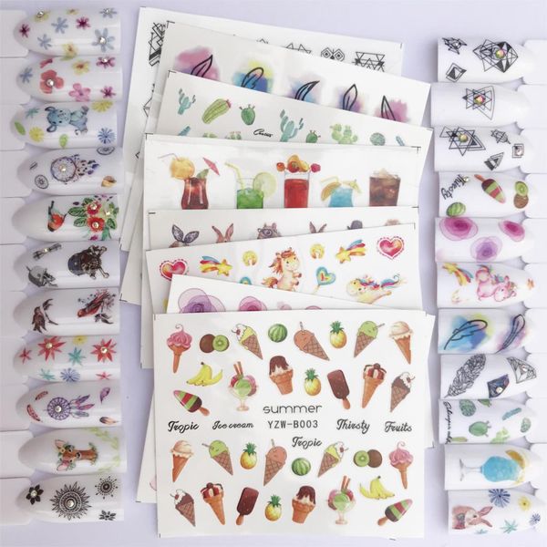 fwc 30 styles blooming flower nail art water decals transfer stickers manicure decor mixed nail art water tattoo stickers, Black
fwc 30 styles blooming flower nail art water decals transfer stickers manicure decor mixed nail art water tattoo stickers, Black