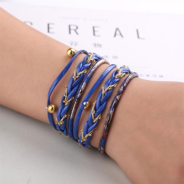 acrylic pu leather wrapped multi-layer small ball decoration buckle bracelet jewelry, Golden;silver
acrylic pu leather wrapped multi-layer small ball decoration buckle bracelet jewelry, Golden;silver