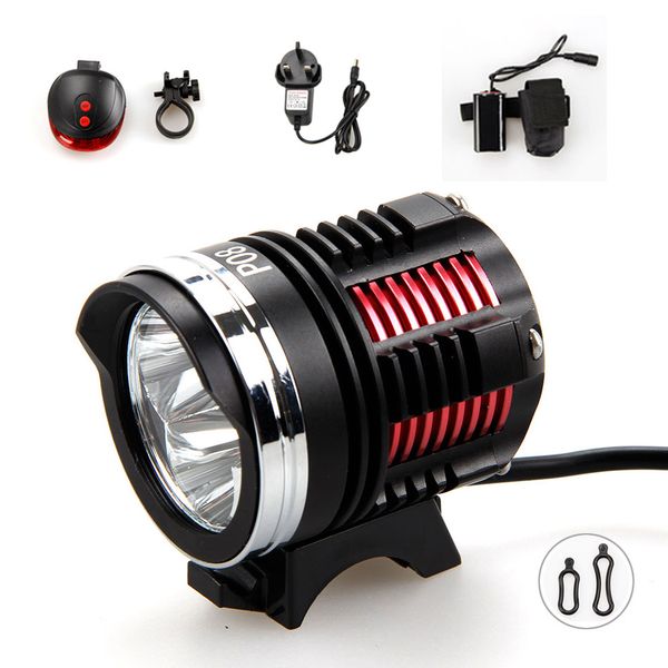 real 6000lm 3x xm-l2 led cycling bicycle light waterproof head front bike led light headlight 6400mah battery pack rear
real 6000lm 3x xm-l2 led cycling bicycle light waterproof head front bike led light headlight 6400mah battery pack rear