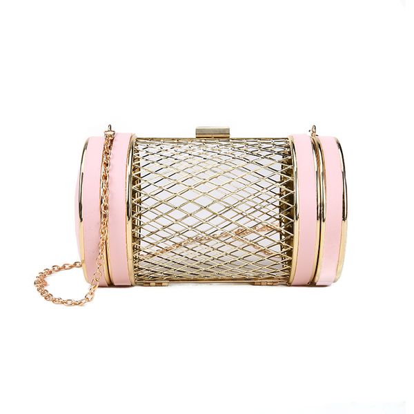 2018 new fashion hollow out shoulder bag women barrel shape chain bag female personality metallic crossbody lady casual bags
2018 new fashion hollow out shoulder bag women barrel shape chain bag female personality metallic crossbody lady casual bags