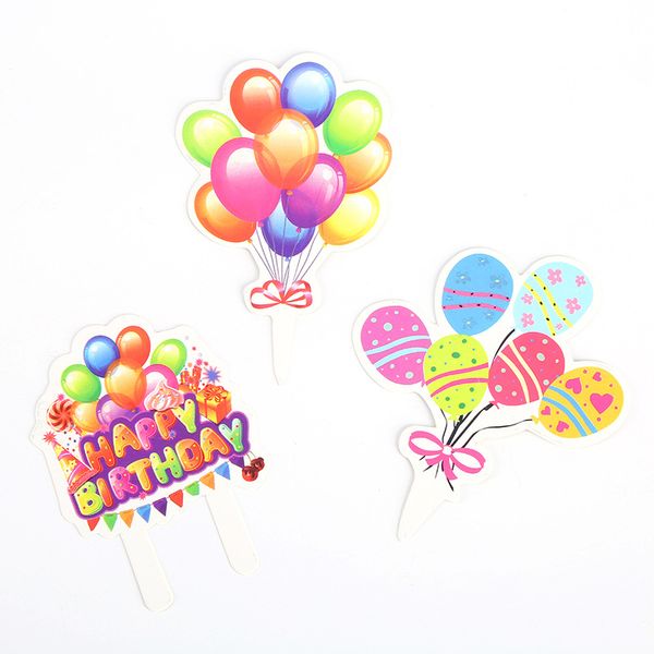 15pcs/set packing colorful balloon cake insert card with toothpick cake decoration for birthday lovely gift
15pcs/set packing colorful balloon cake insert card with toothpick cake decoration for birthday lovely gift