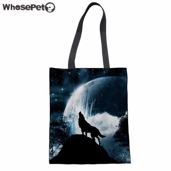 whosepet women handbag wolf 3d print handle bag teenager girls canvas shoulder bag campus book tote bolsa feminina
whosepet women handbag wolf 3d print handle bag teenager girls canvas shoulder bag campus book tote bolsa feminina