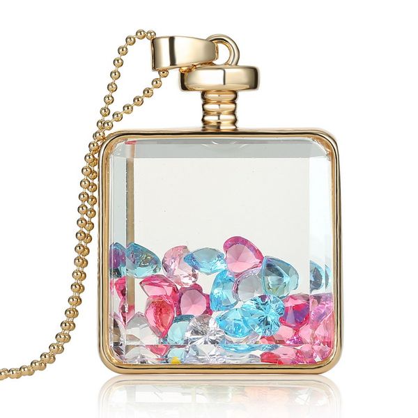 whole saleball chain square glass pendant necklace for woman fashion necklace jewelry crystal inside lockets, Silver
whole saleball chain square glass pendant necklace for woman fashion necklace jewelry crystal inside lockets, Silver