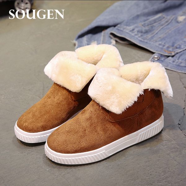 snow boots womens winter boots krasovki plush women shoes suede flamingo wedges shoes ladies moccasin ons tenis feminino casual, Black
snow boots womens winter boots krasovki plush women shoes suede flamingo wedges shoes ladies moccasin ons tenis feminino casual, Black