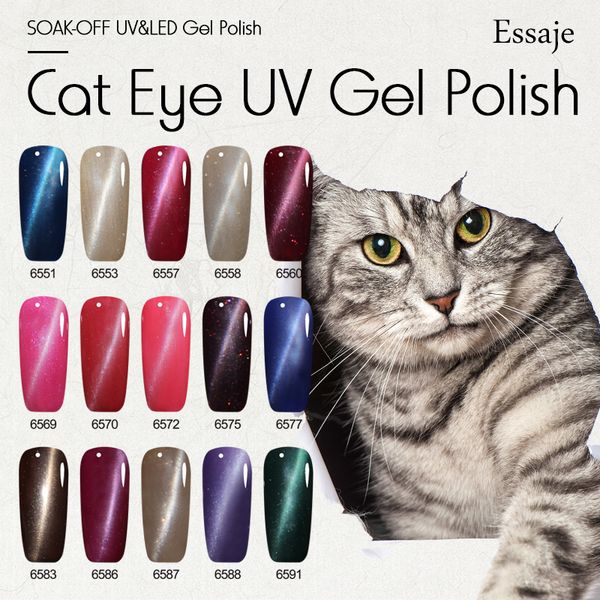 essaje new 3d magnet cat eyes 7ml uv led kit art polish soak off lucky gel lacquer gellak primer acryl base coat gel polish, Red;pink
essaje new 3d magnet cat eyes 7ml uv led kit art polish soak off lucky gel lacquer gellak primer acryl base coat gel polish, Red;pink