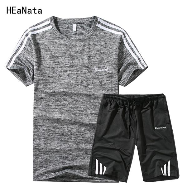 men's slim fit tracksuits t shirt men and pants summer casual joggers set mens sweat suits fitness sportman wear brand clothing, Gray
men's slim fit tracksuits t shirt men and pants summer casual joggers set mens sweat suits fitness sportman wear brand clothing, Gray