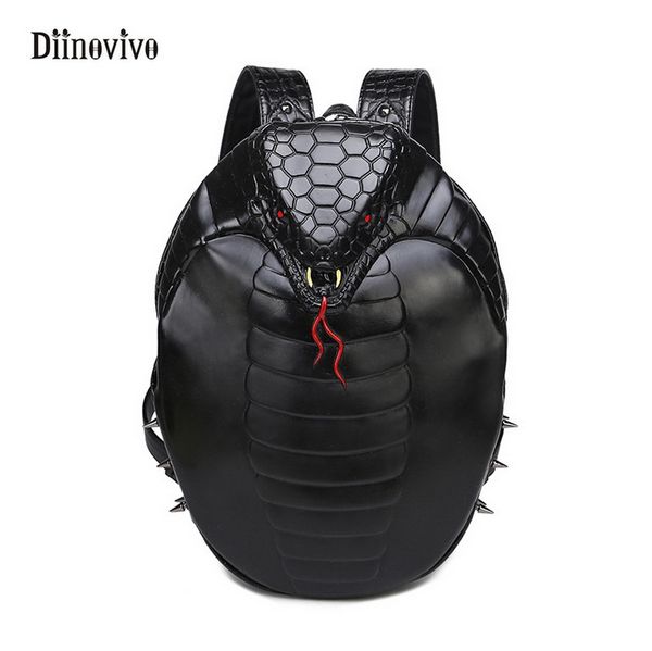 diinovivo punk style waterproof women backpack youth leather rivet knapsack teenager casual snake travel bags bagpack whdv0130
diinovivo punk style waterproof women backpack youth leather rivet knapsack teenager casual snake travel bags bagpack whdv0130