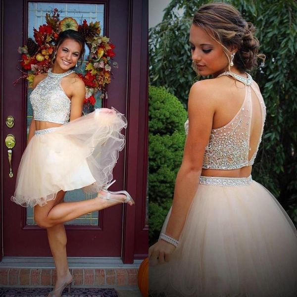 2 two pieces homecoming dresses 2020 beading crystal tulle short prom dresses a line party 18th grade graduation cocktail gowns usa uk, Blue;pink
2 two pieces homecoming dresses 2020 beading crystal tulle short prom dresses a line party 18th grade graduation cocktail gowns usa uk, Blue;pink