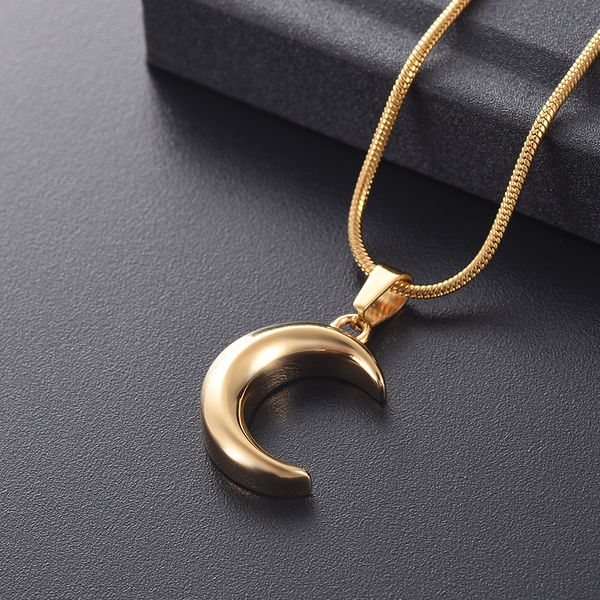 ijd12833 funeral urn ashes holder keepske jewelry stainless steel material moon shape cremation pendant with funnel and gift box, Silver
ijd12833 funeral urn ashes holder keepske jewelry stainless steel material moon shape cremation pendant with funnel and gift box, Silver