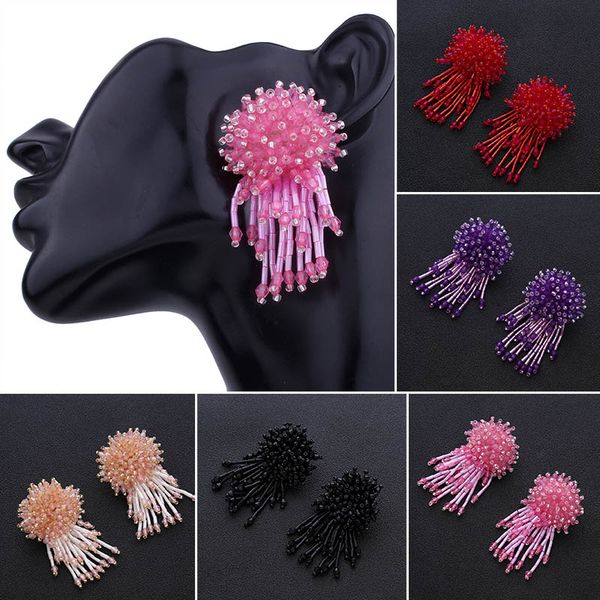 dazzling" cherry beaded earrings, Golden
dazzling" cherry beaded earrings, Golden