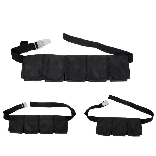 Adjustable Scuba Diving Dive Snorkeling 5 Pocket Weight Belt Gear Equipment For Men Women Water Sports Diving Accesssories