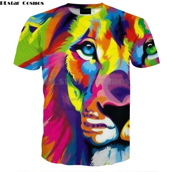 plstar cosmos drop shipping 2018 summer fashion men women t shirt animal lion king of color 3d print casual cool t shirts, White;black
plstar cosmos drop shipping 2018 summer fashion men women t shirt animal lion king of color 3d print casual cool t shirts, White;black