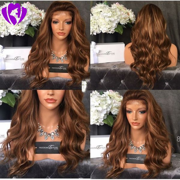 elling brown synthetic lace front wig for women body wave wigs heat resistant fiber hair for black women
elling brown synthetic lace front wig for women body wave wigs heat resistant fiber hair for black women