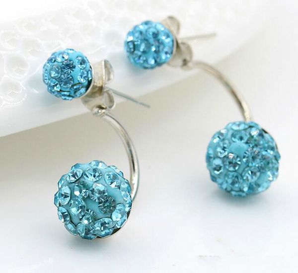 new double side silver rhinestone earrings fashion austrian crystal ball stud earrings earings for women earrings jewelry qw, Golden;silver
new double side silver rhinestone earrings fashion austrian crystal ball stud earrings earings for women earrings jewelry qw, Golden;silver