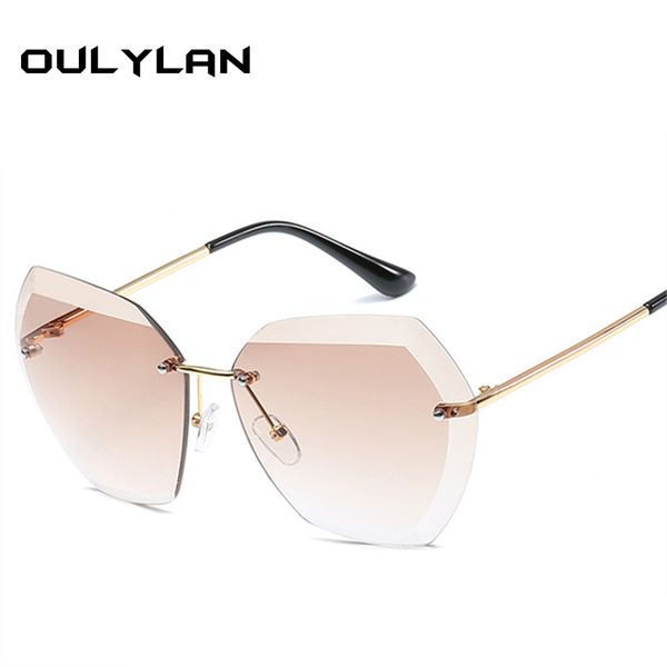 oulylan rimless diamond cutting lens sunglasses women brand designer shades sun glasses oversize male female glasses uv400, White;black
oulylan rimless diamond cutting lens sunglasses women brand designer shades sun glasses oversize male female glasses uv400, White;black