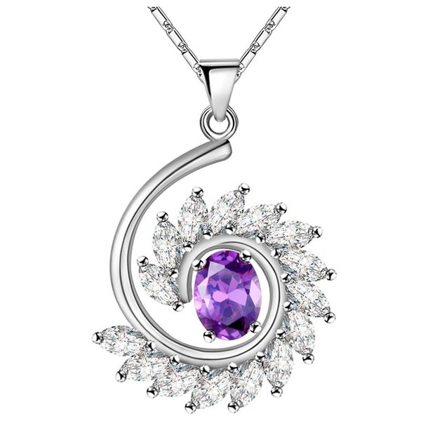 3pcs / lot fashion elegant unique zircon rainbow multi-color gemstone gold plated whirlings design women charm weddings pendant jewelry, Silver
3pcs / lot fashion elegant unique zircon rainbow multi-color gemstone gold plated whirlings design women charm weddings pendant jewelry, Silver