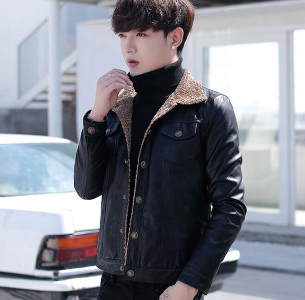 мужская зимняя мода досуг бутик бизнес корейская версия нового европейского и американского стиля тонкий ягненка кожи куртка m-4xl, Black
мужская зимняя мода досуг бутик бизнес корейская версия нового европейского и американского стиля тонкий ягненка кожи куртка m-4xl, Black